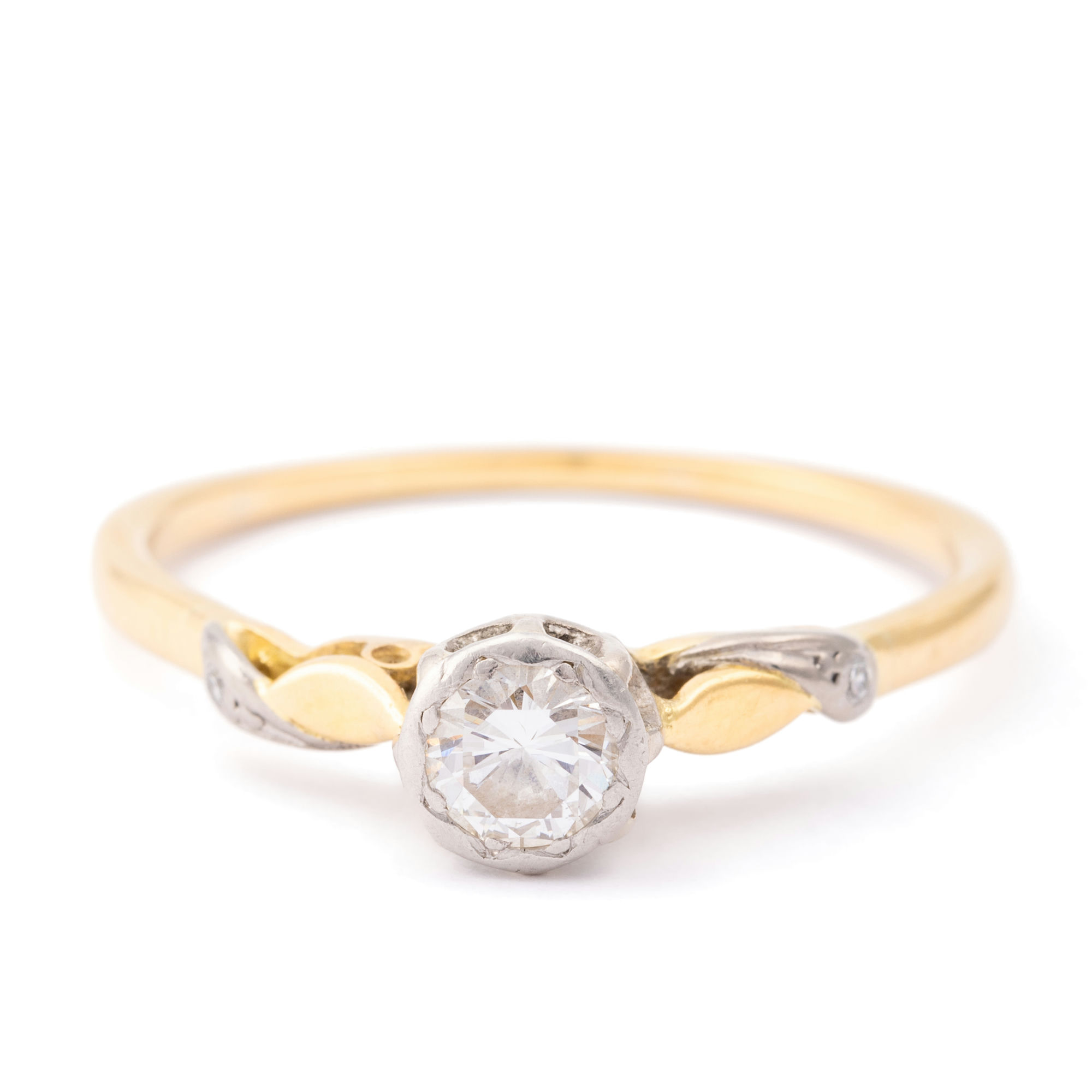 Vintage Diamond Ring 18ct Gold,