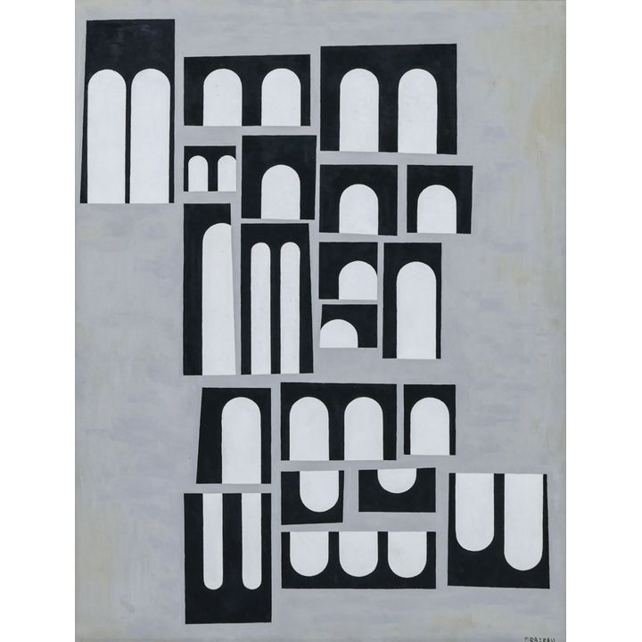 Wendell Brazeau ''Untitled'' (Florentine) 1960's Acrylic