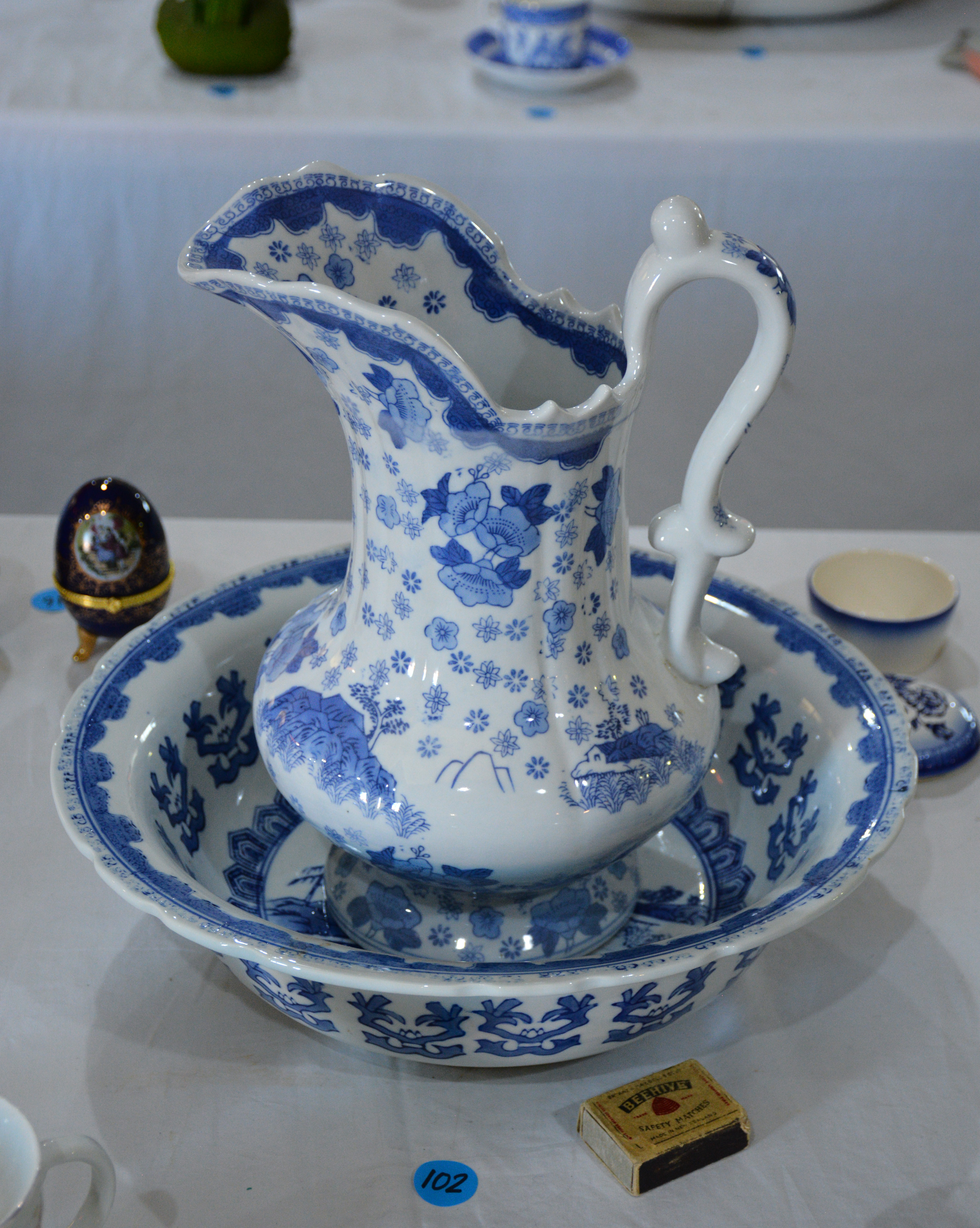 Vintage Washing Jug and Basin — sold at auction in New Zealand for $35