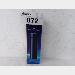 DIGITAL THERMOMETER FLASK - BLACK - 500ML H8835
