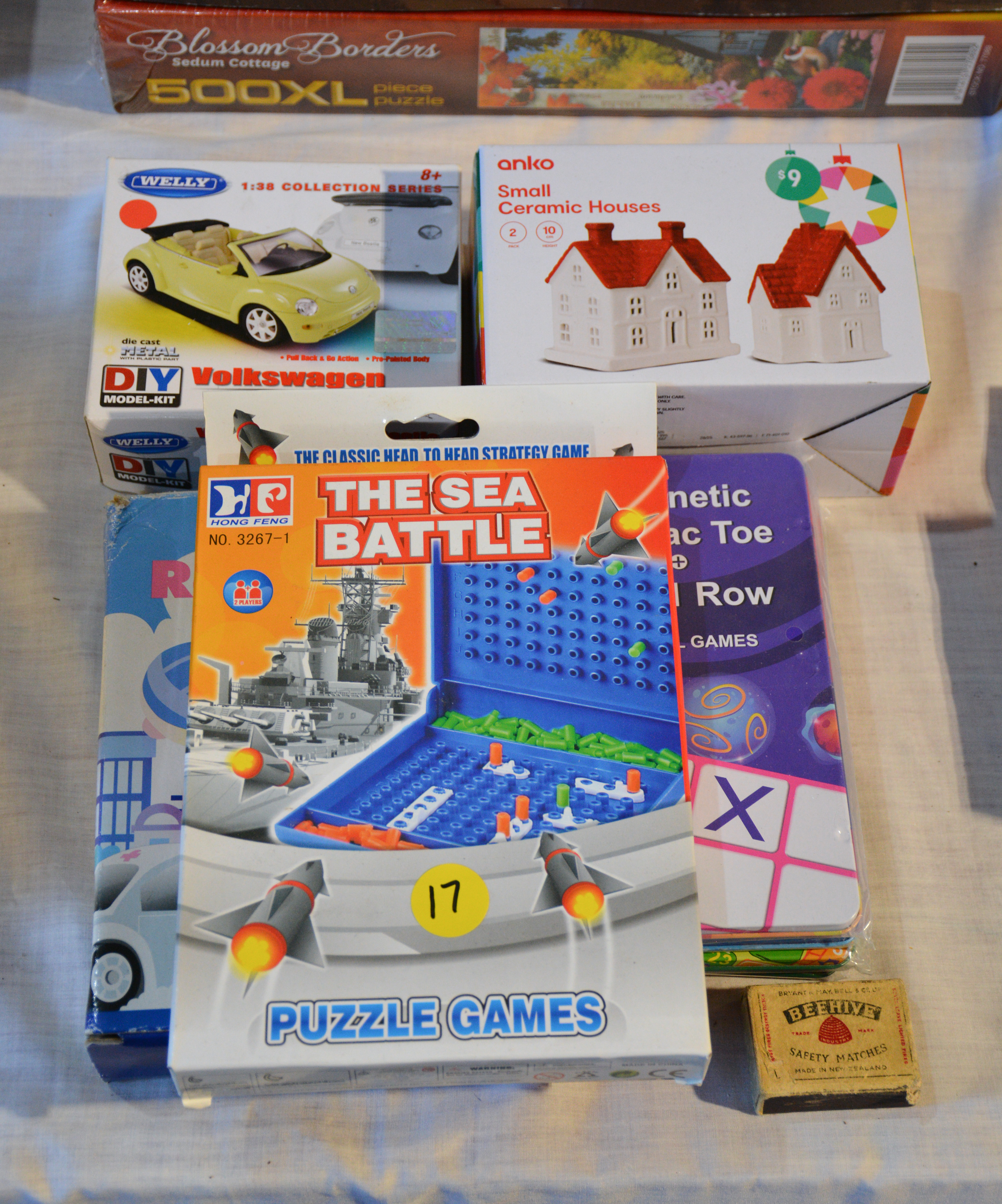Games and Model Sets in Boxes — sold at auction in New Zealand for $20