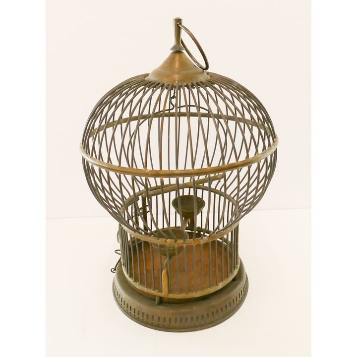 Old Brass Bird Cage- 19x11''