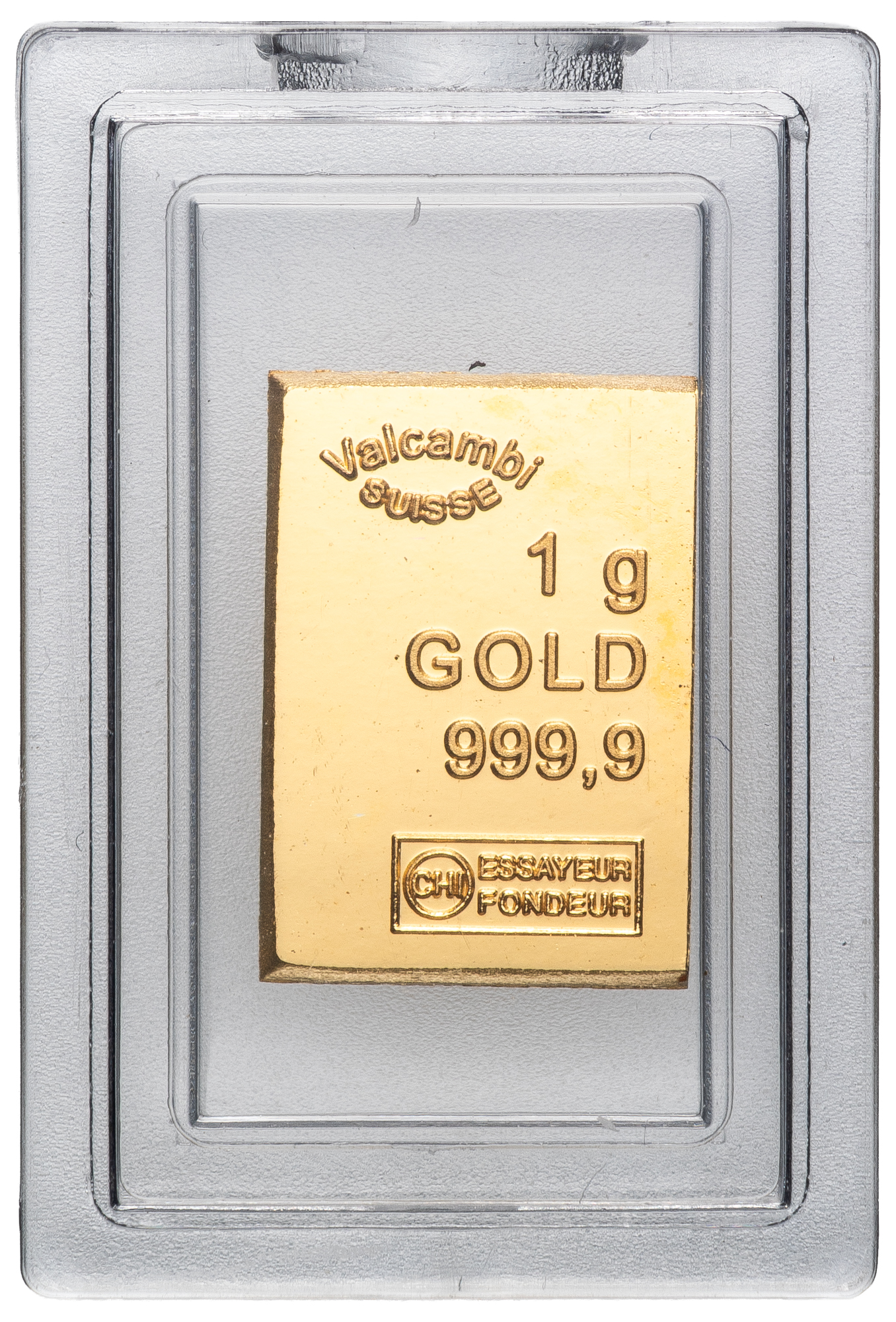 Valcambi Suisse - 1g Gold Minted Bar