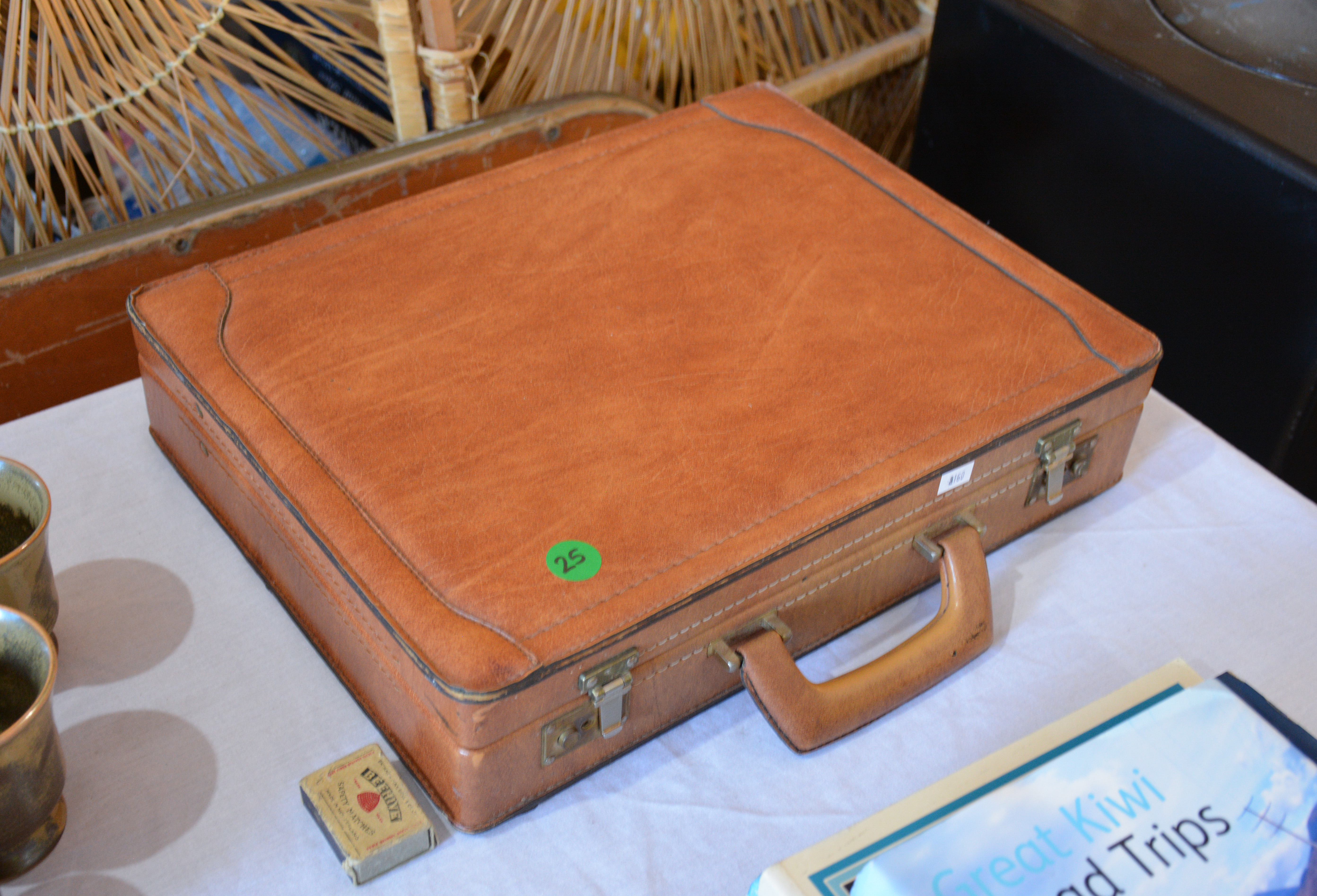 Leather Briefcase — sold at auction in New Zealand for $10
