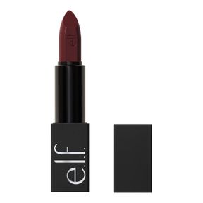 E.L.F. O FACE SATIN LIPSTICK, RICHLY PIGMENTED, NOURISHING & LONG-LASTING CREAMY LIPSTICK, INFUSED WITH JOJOBA, VEGAN & CRUELTY-FR
