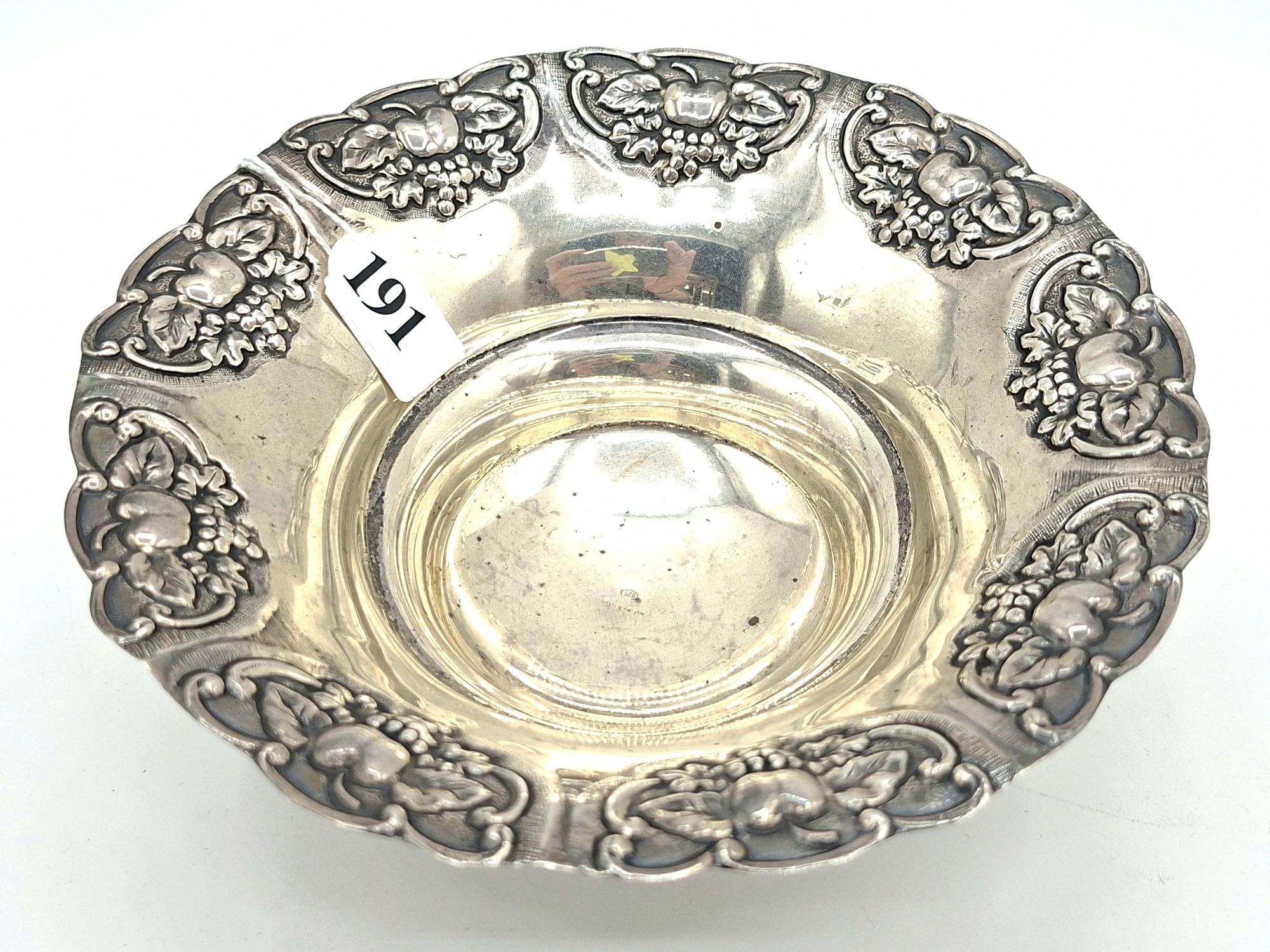 191 · 925 STERLING SILVER BOWL