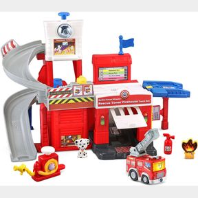VTECH GO! GO! SMART WHEELS RESCUE TOWER FIREHOUSE