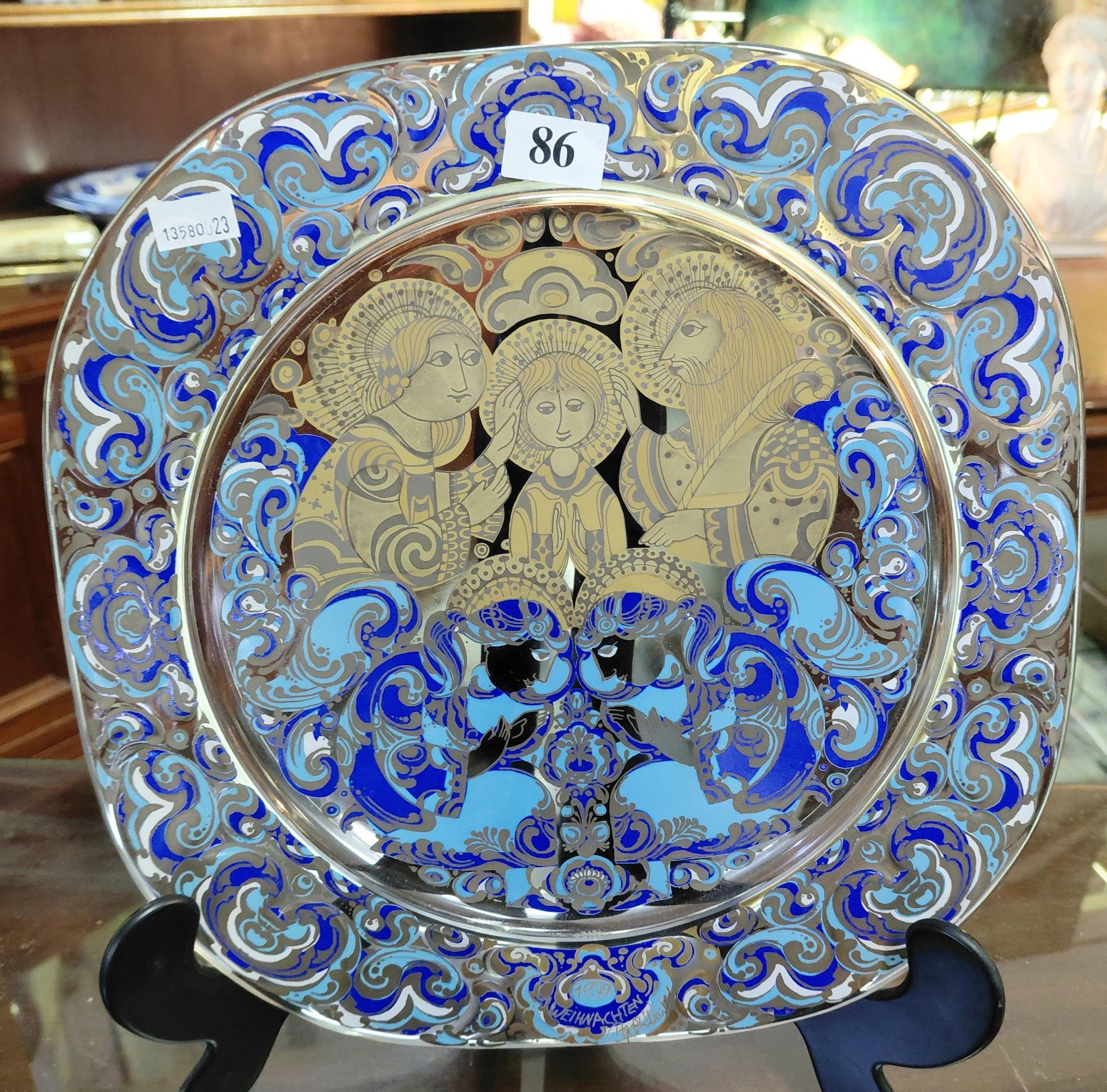 86 · ROSENTHAL GLASS PLATE