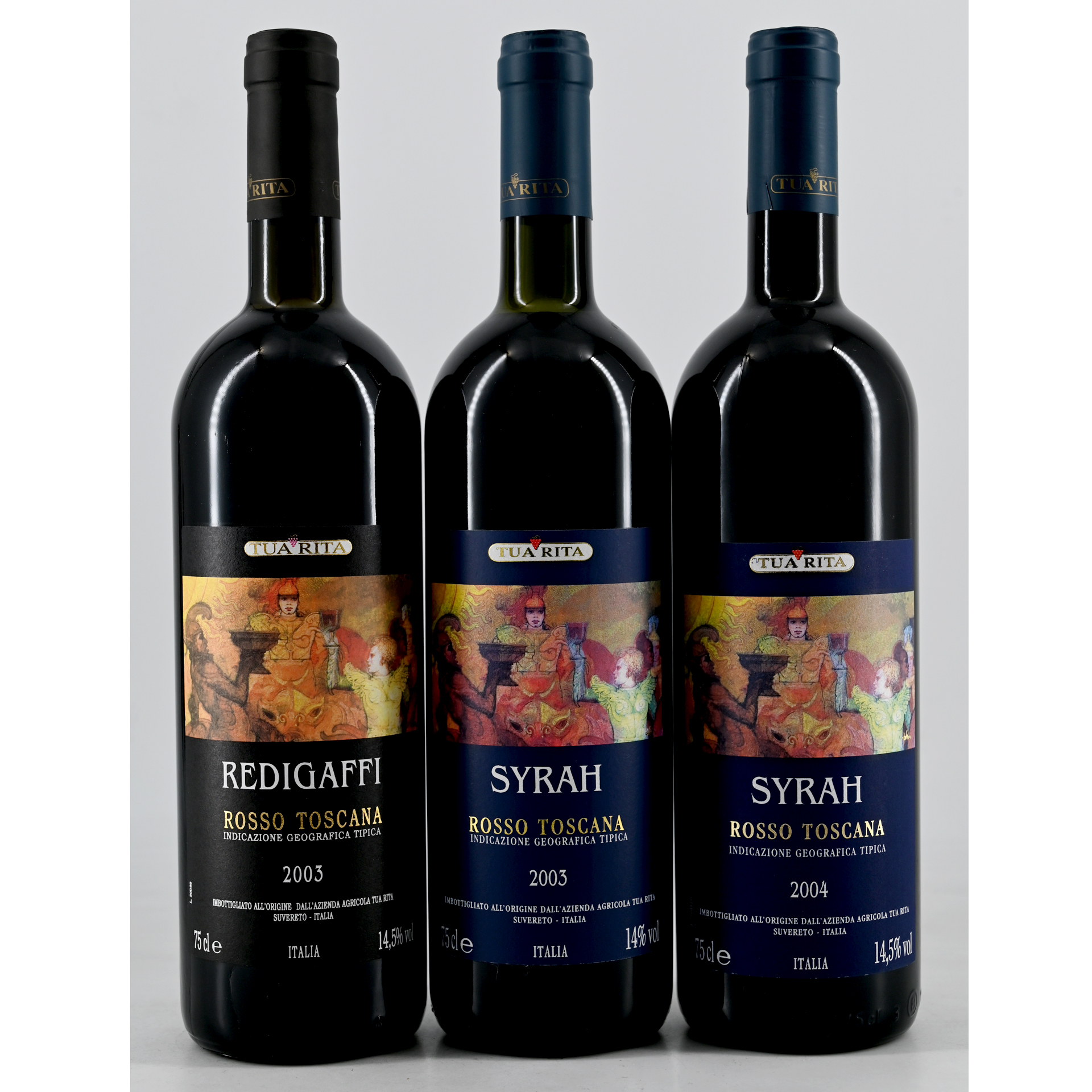 Tua Rita – Redigaffi 2003 and Syrah 2003 & 2004 | TOPLOT