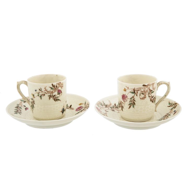 Para filiżanek do kawy, Francja, Limoges, Haviland & Co., 1879-1889