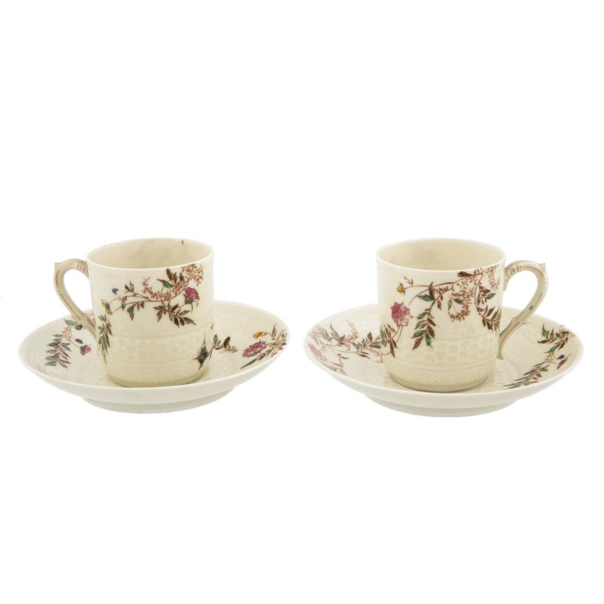 Para filiżanek do kawy, Francja, Limoges, Haviland & Co., 1879-1889