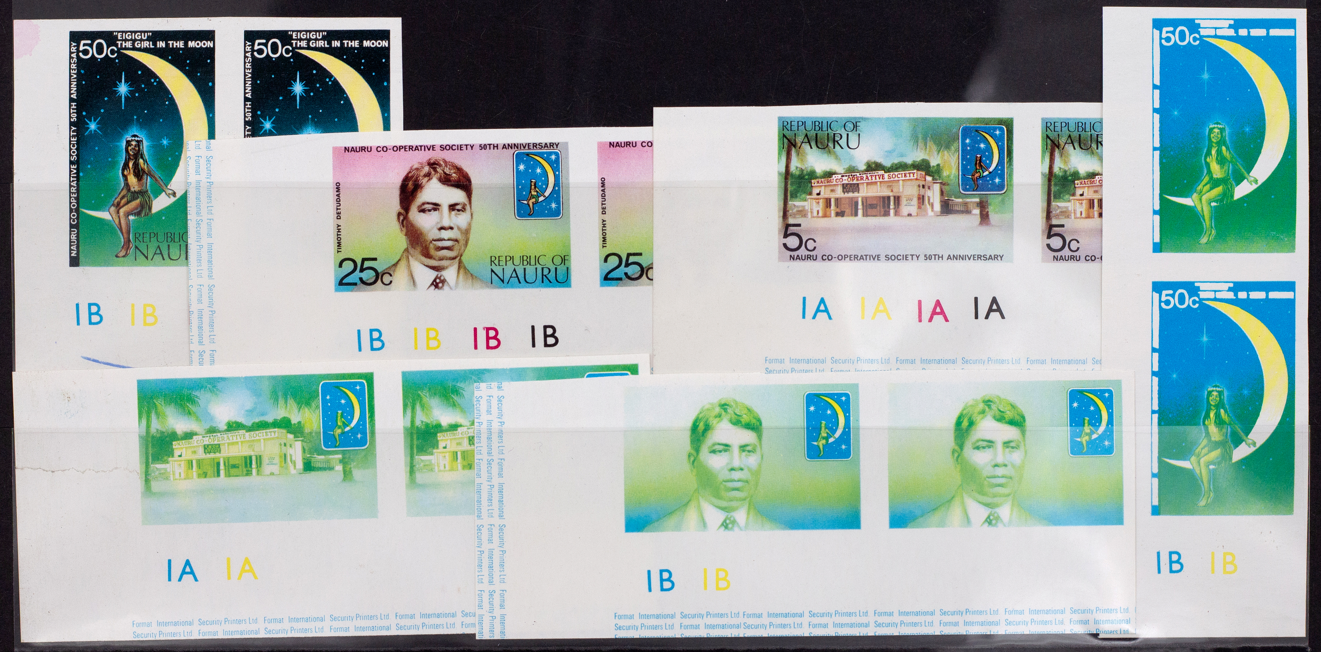 Nauru, Proof Pairs, 1973, Good