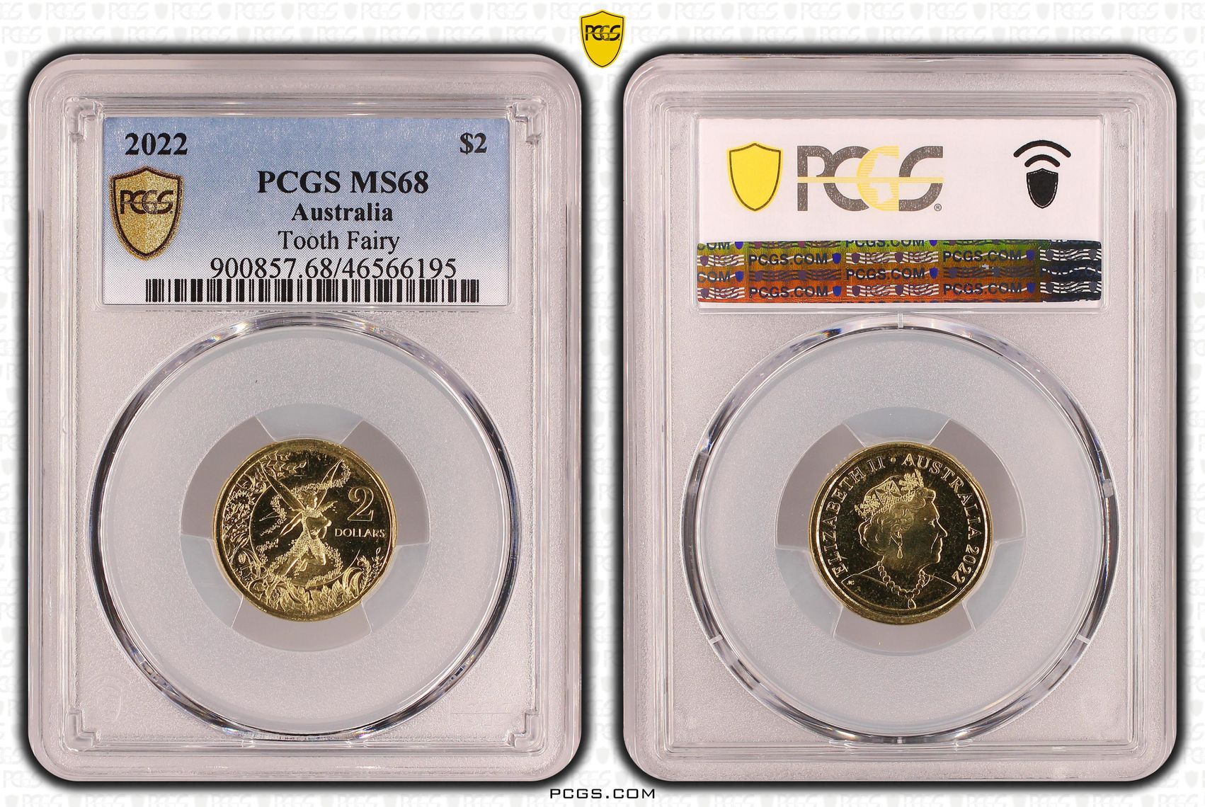 Tooth Fairy, Two Dollar, 2022, PCGS MS68