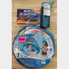 JUNIOR GLIDE PRINT, ZAK TRAVEL BOTTLE SWIMWAYS BABY SPRING FLOAT
