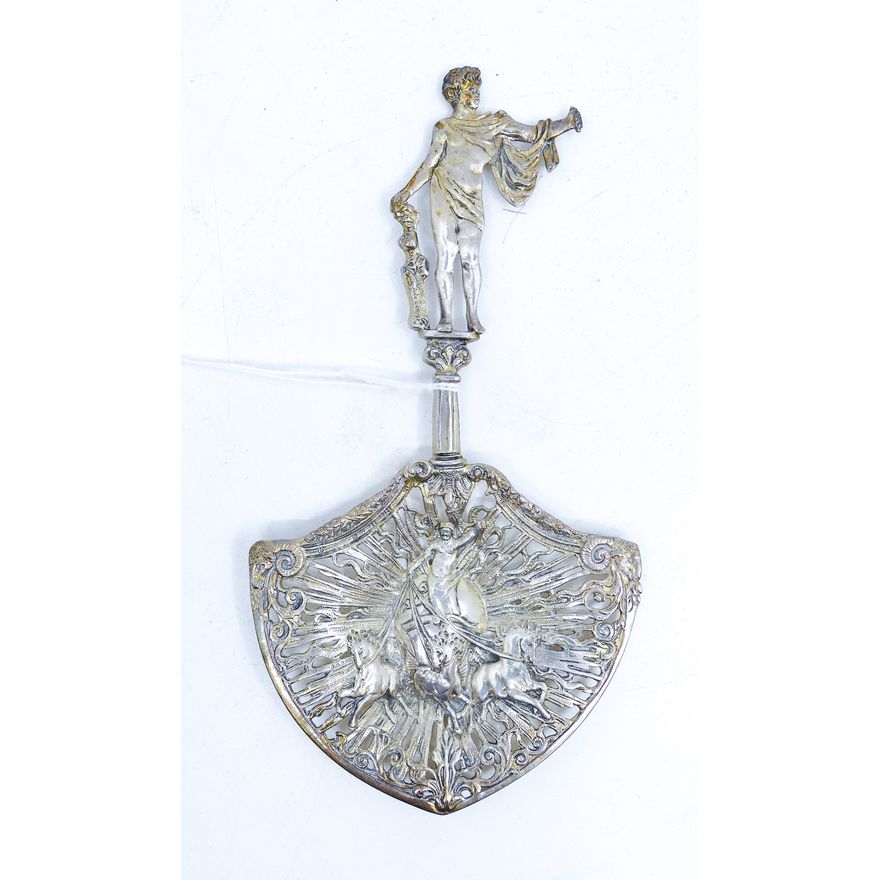 Ornate Hanau 800 Silver Classical Figural Stem Server 6.25'' - 41 Grams