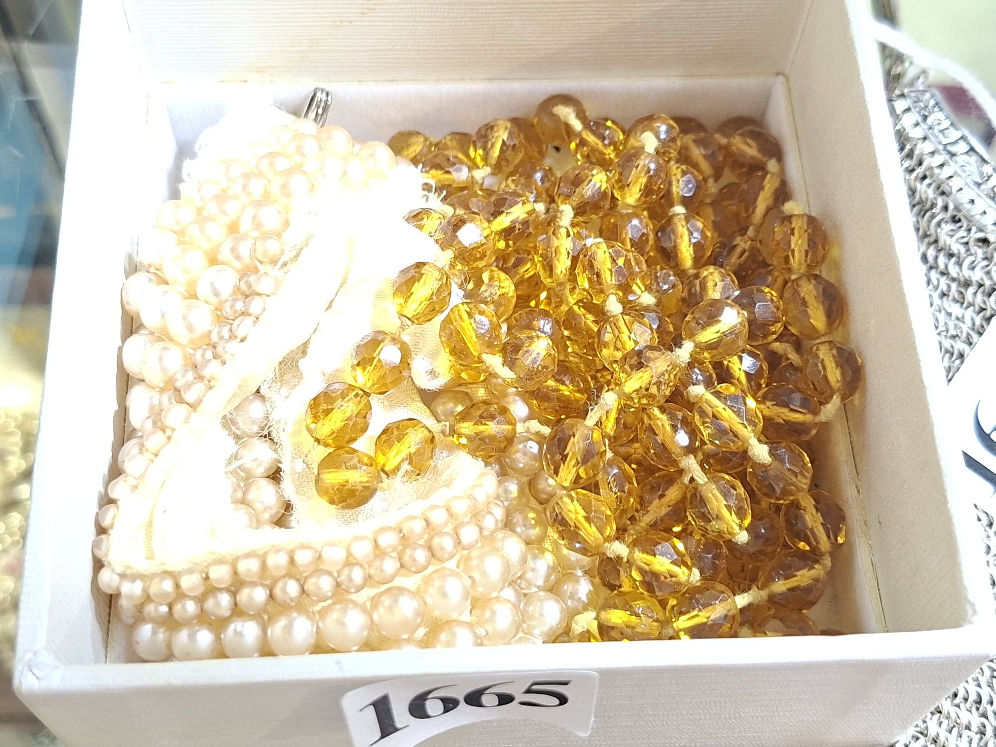 Facet Citrine Crystal Necklace Etc