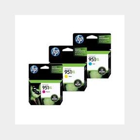 HP 951XL Cyan/Yellow/Magenta Officejet Ink Combo - Hpcn046ae/ cn047ae/cn048ae-Bar 9902133322466- 51745/23274 SN B3 (S3)