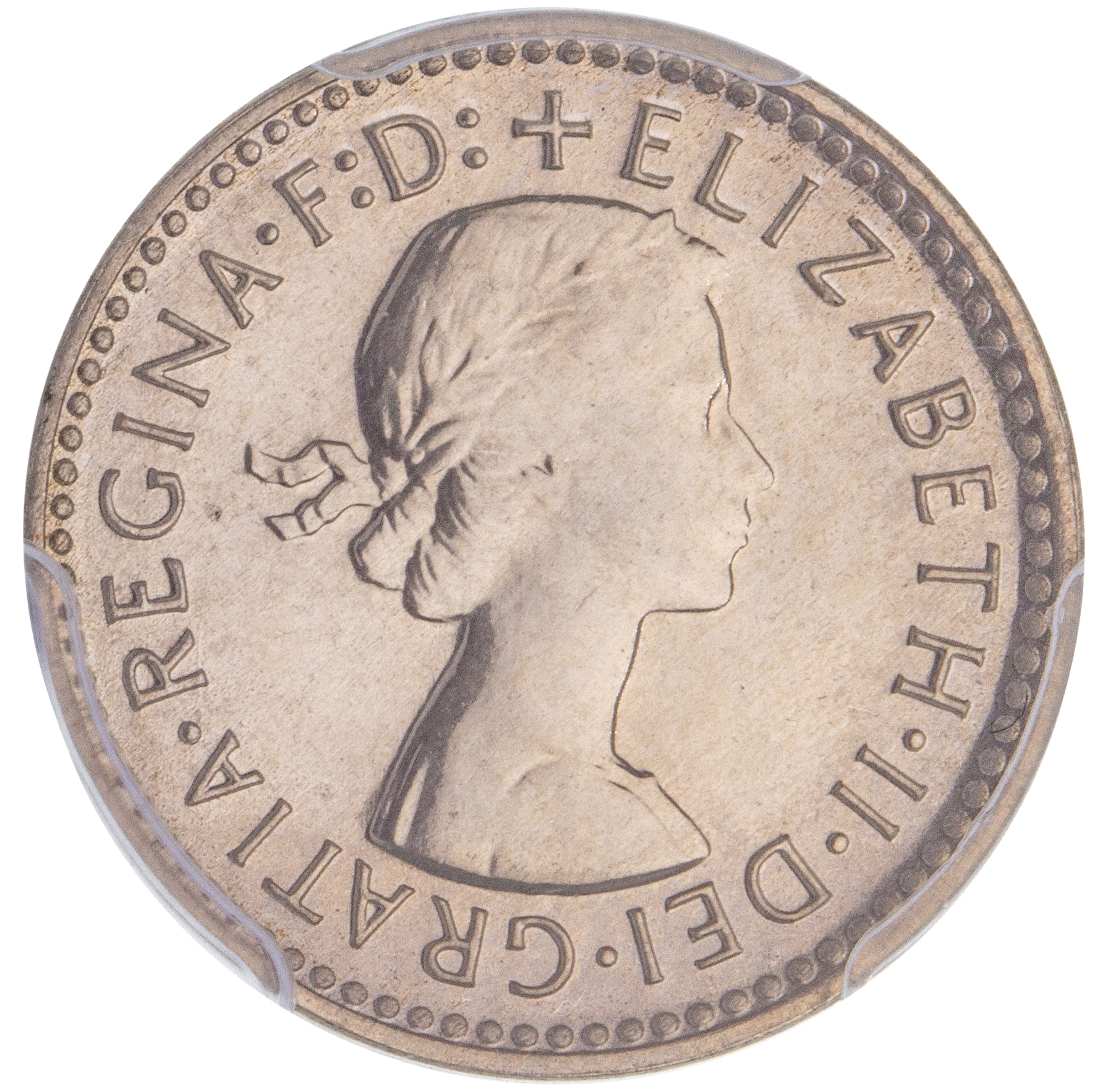 Elizabeth II, Threepence, 1960, PR 66