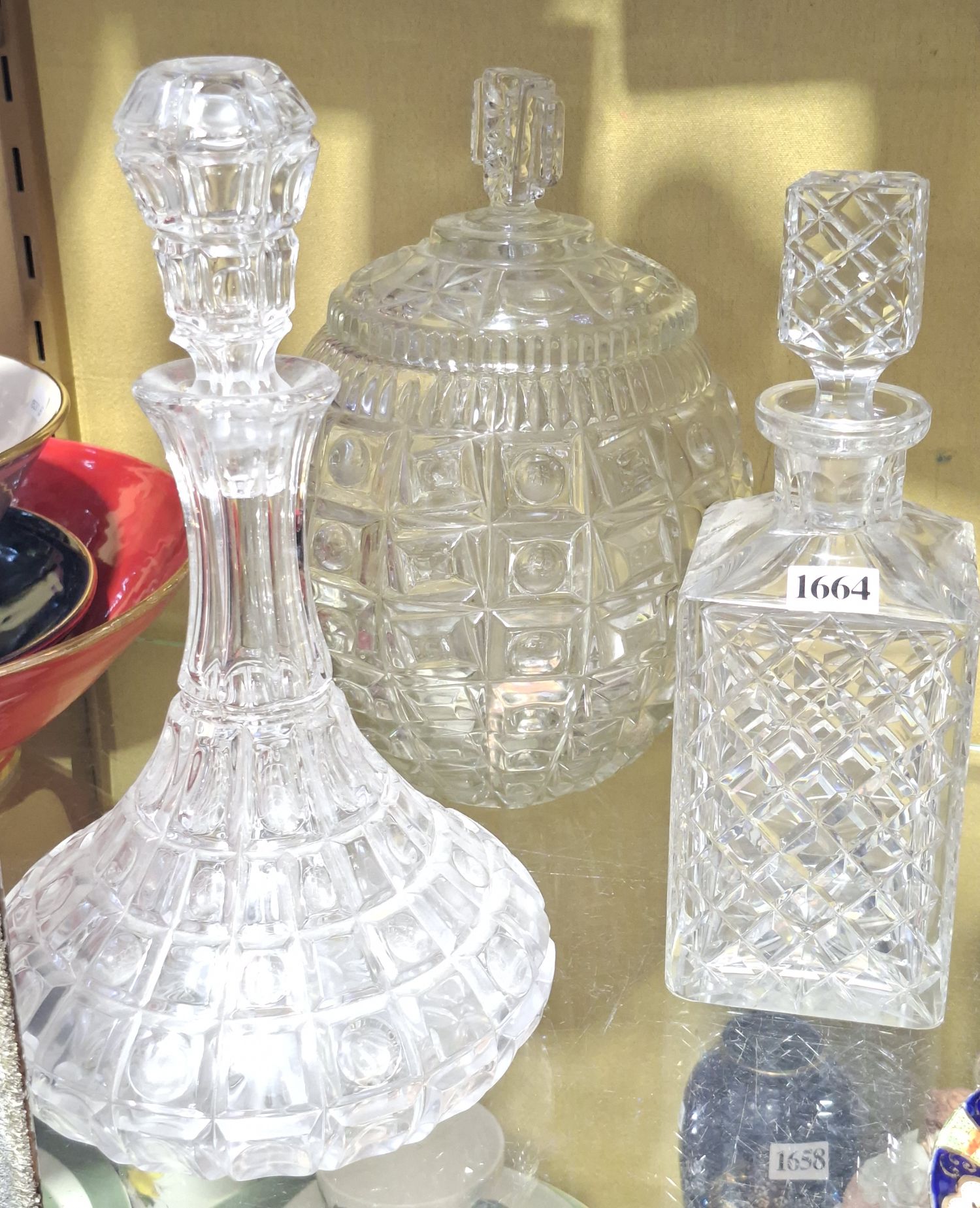 Vintage Pressed Glass