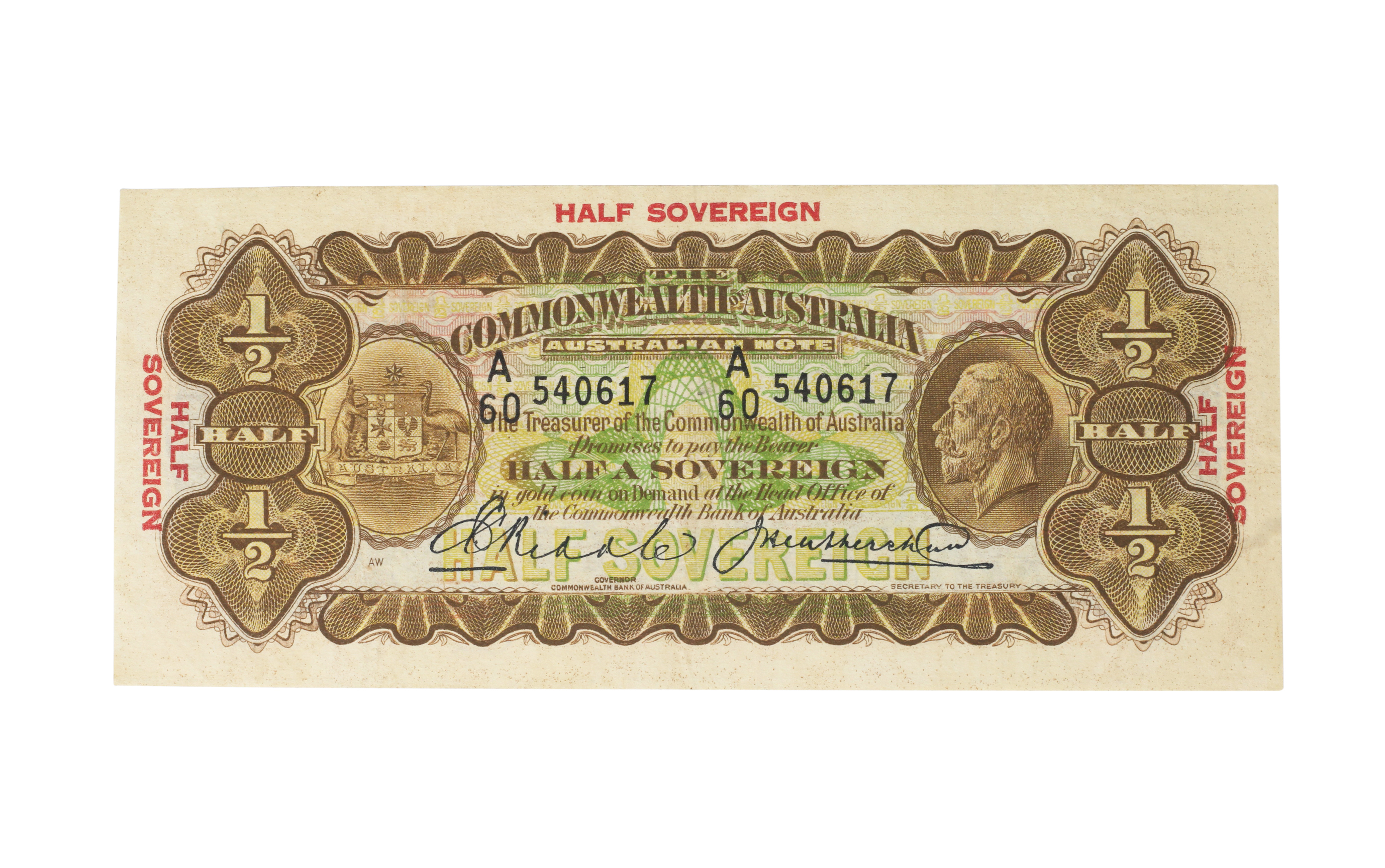 1942. · Riddle/Heathershaw, Ten Shillings,  1928, EF
