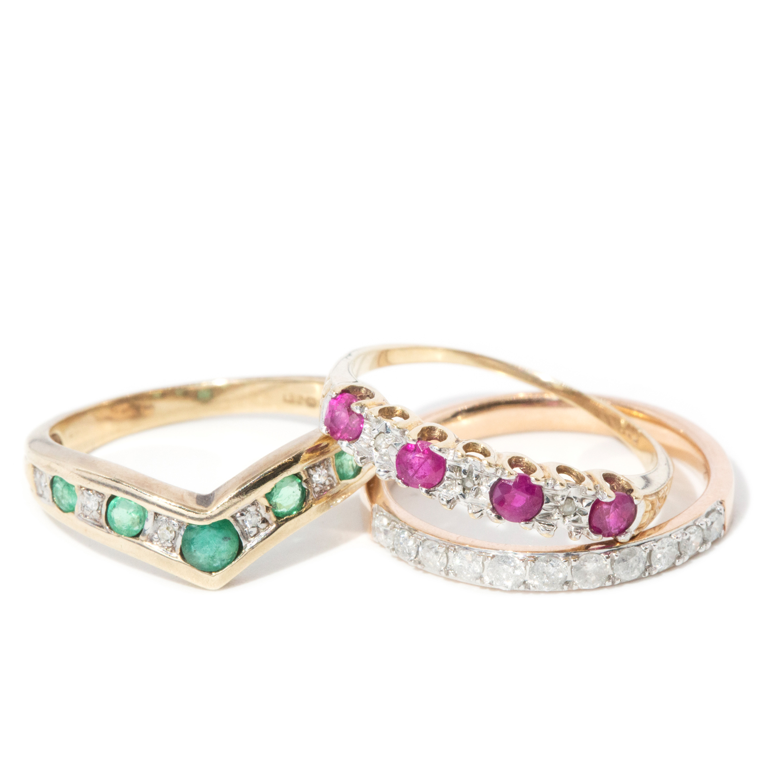 59 · Assortment of 9 carat Gold Rings
