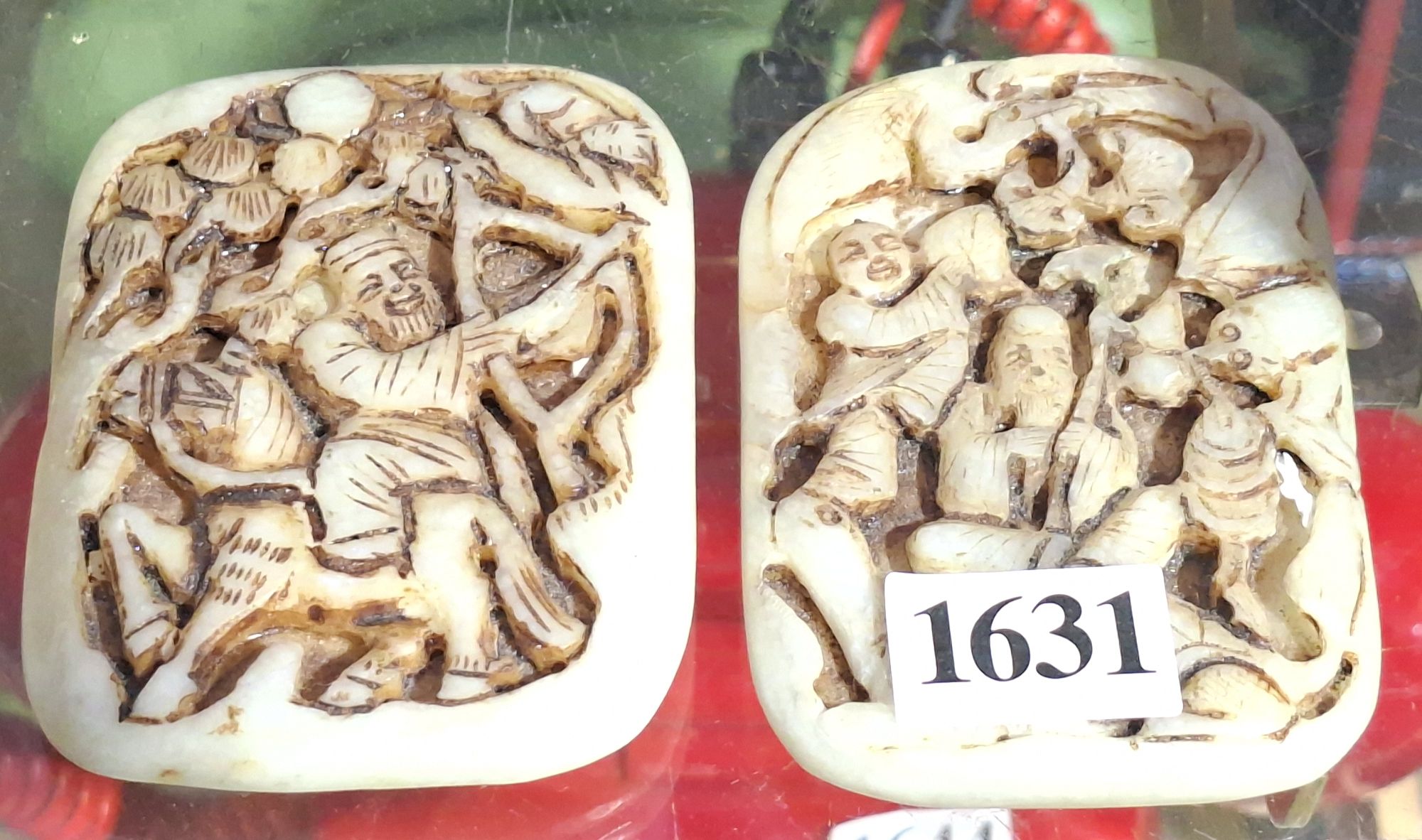 Chinese Carved Stone Plaques