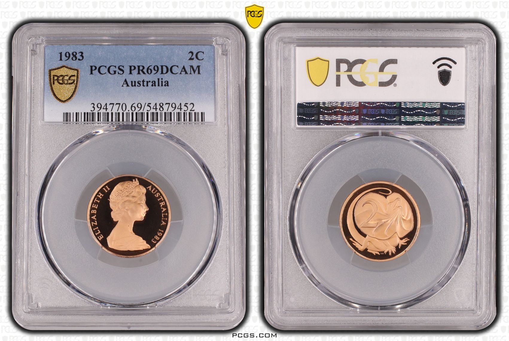 Two Cent, 1983, Pcgs Pr69dcam
