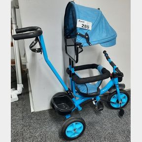 900A 4 IN 1 TRICYCLE BABY STROLLER 3 WHEELS BIKE FOR KIDS PUSH TRICYCLE