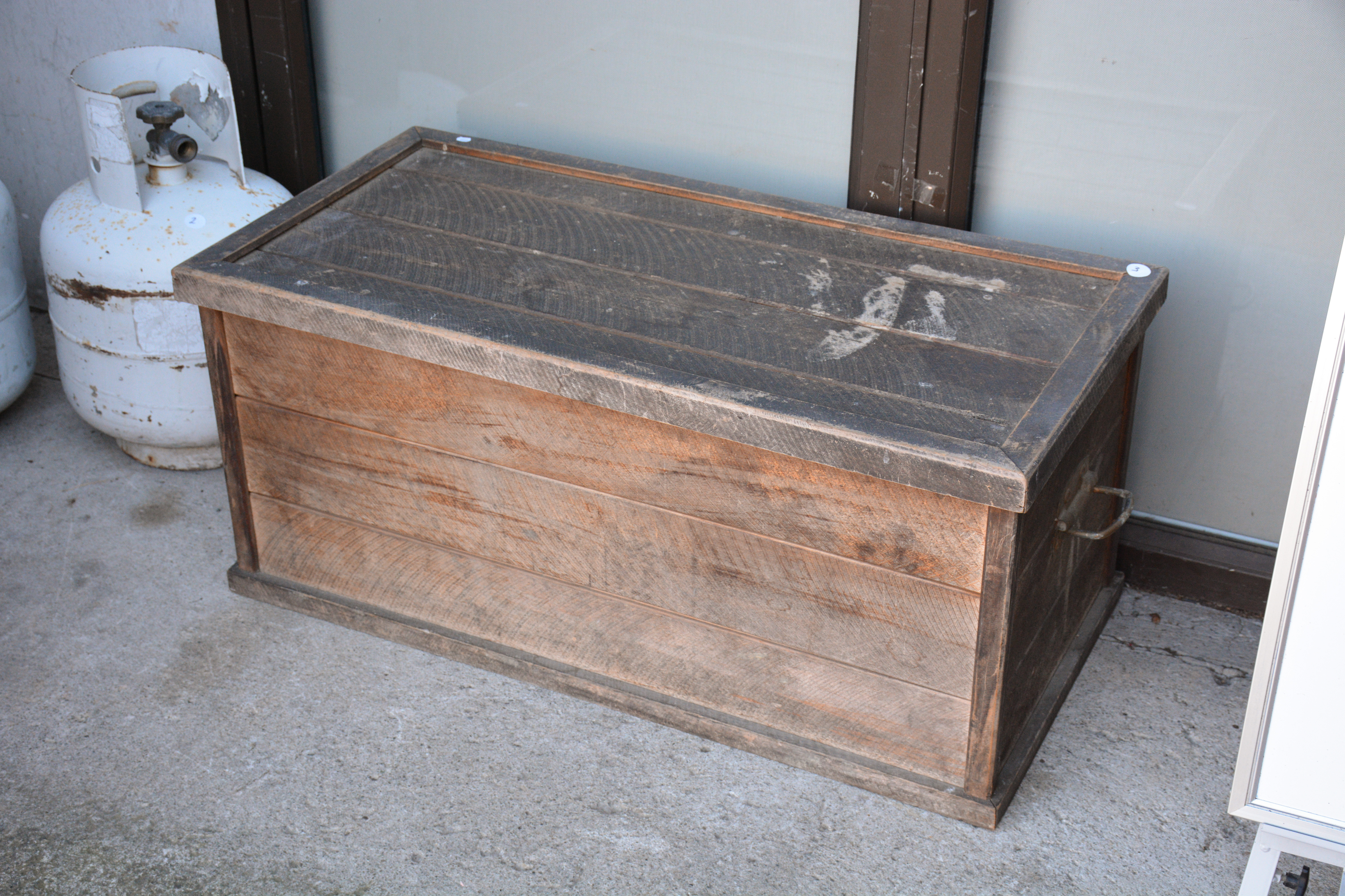 Wooden Wood Box — NZ auction result