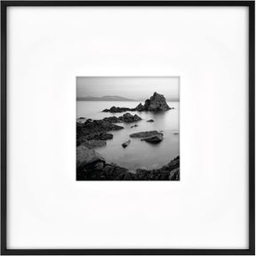 MCS MASTER & CO. FOUNDRY METAL GALLERY WALL FRAME, BLACK, 18X18 INCH MATTED TO 8X8 INCH