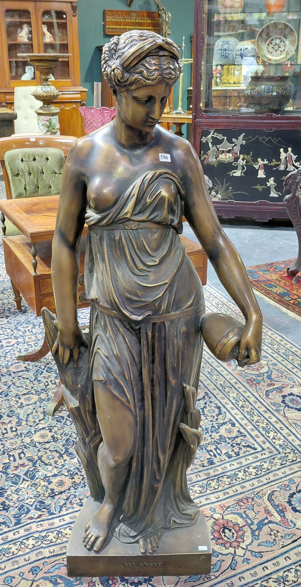 A Substantial Bronzed Statue