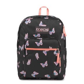 TRANS BY JANSPORT 17" SUPERMAX BACKPACK - BUTTERFLY BALLET/BLACK