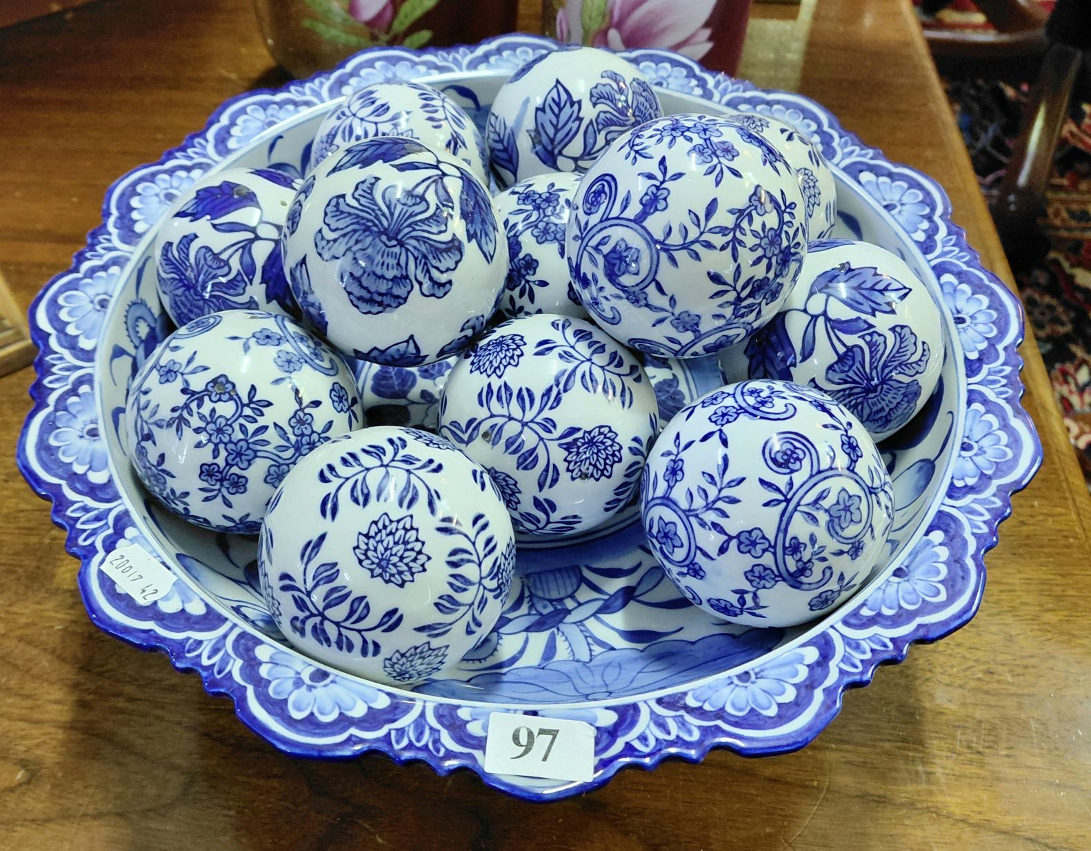 97 · BLUE AND WHITE CERAMICS