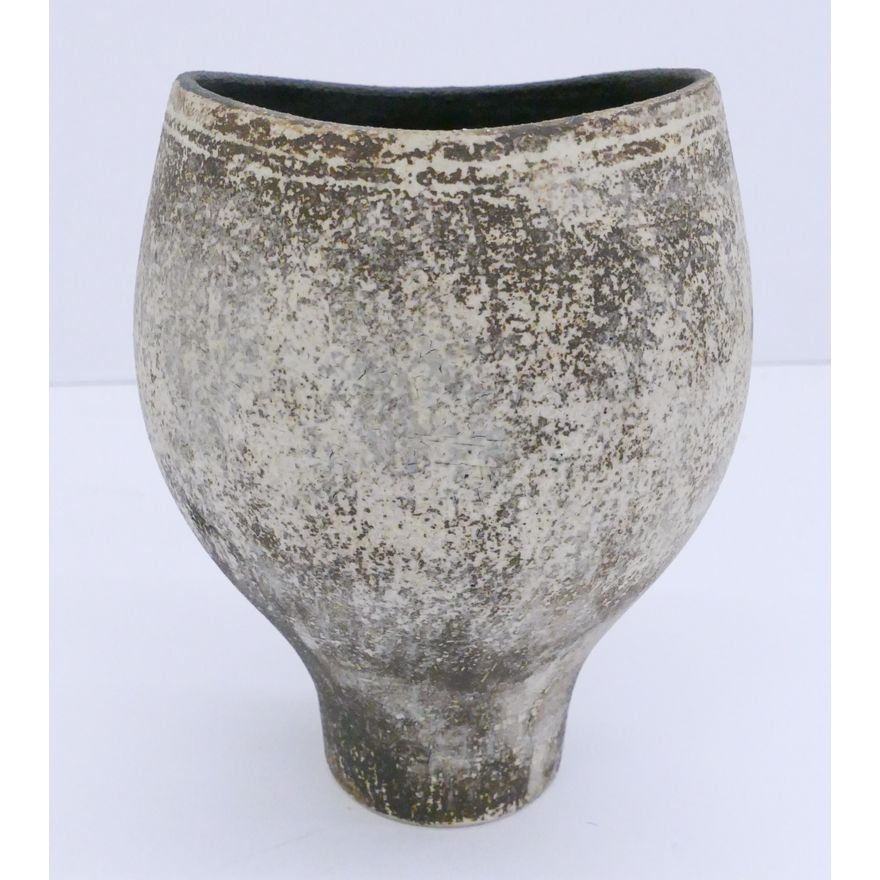 Hans Coper ''Footed Vessel with Inlay'' Stoneware