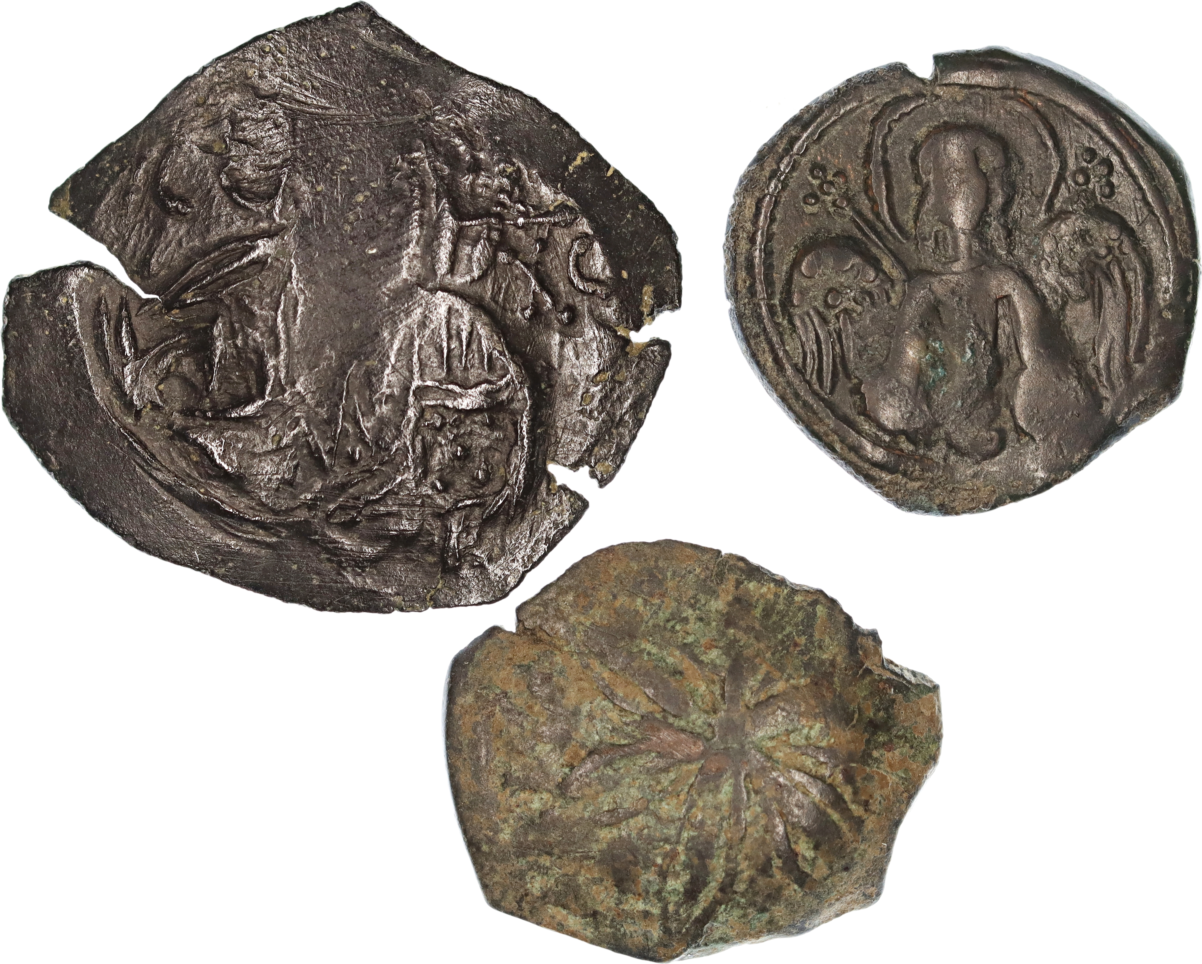 Byzantine Empire, Michael VIII & Andronikus II, Æ, 13th - 14th Century AD, F-nVF