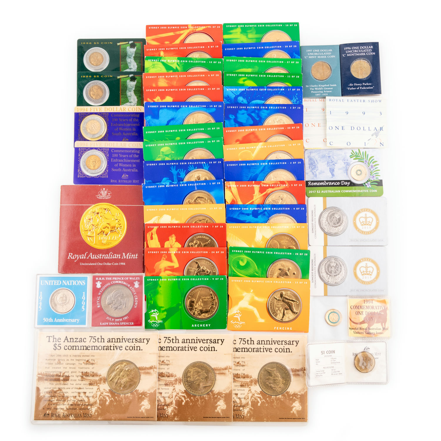 Elizabeth II, Miscellaneous, Accumulation, 1984 - 2017, UNC