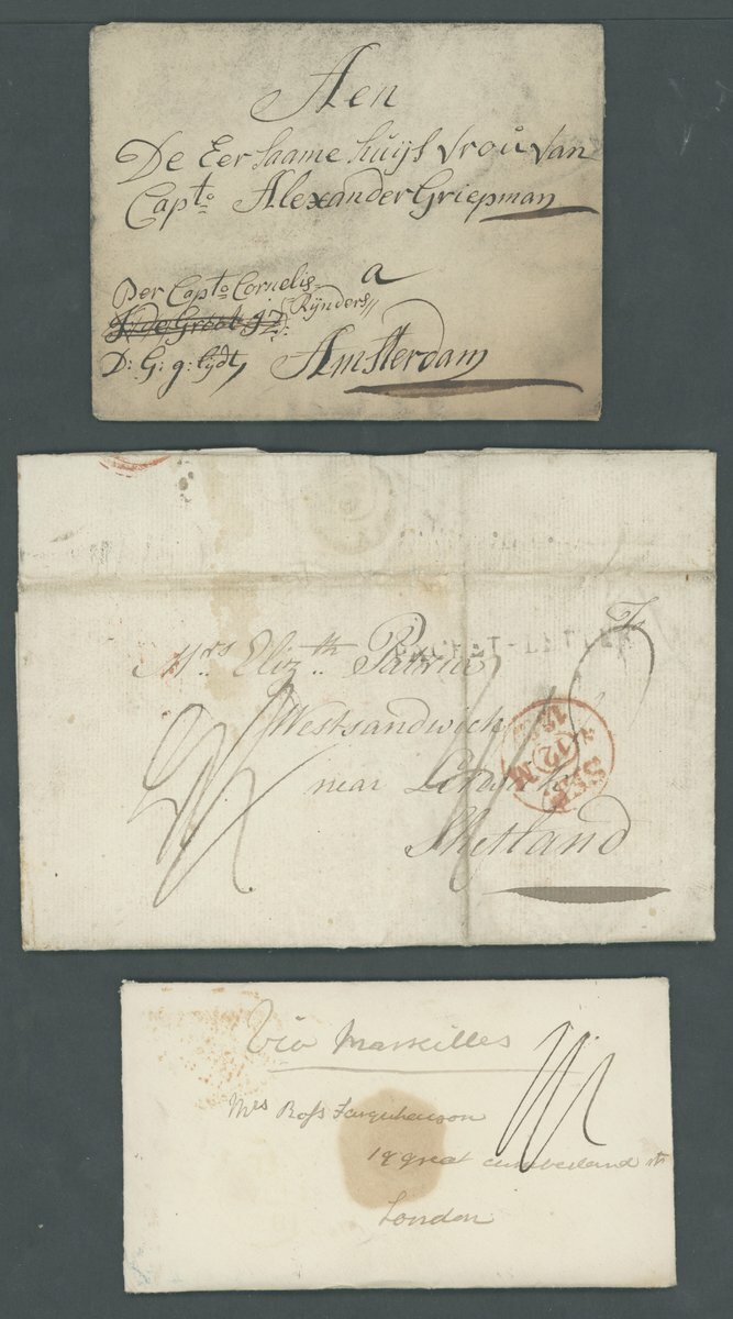 Collections and Ranges Maritime Postal History Ship letters group (18 ...