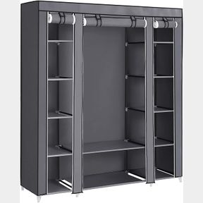 NEW 59 IN PORTABLE CLOSET ORGANIZER STORAGE G14150