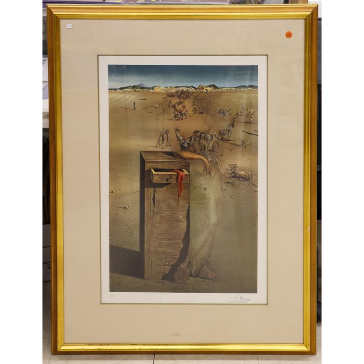 After Salvador Dali ''Espana'' S/N Lithograph Framed 40''x33''