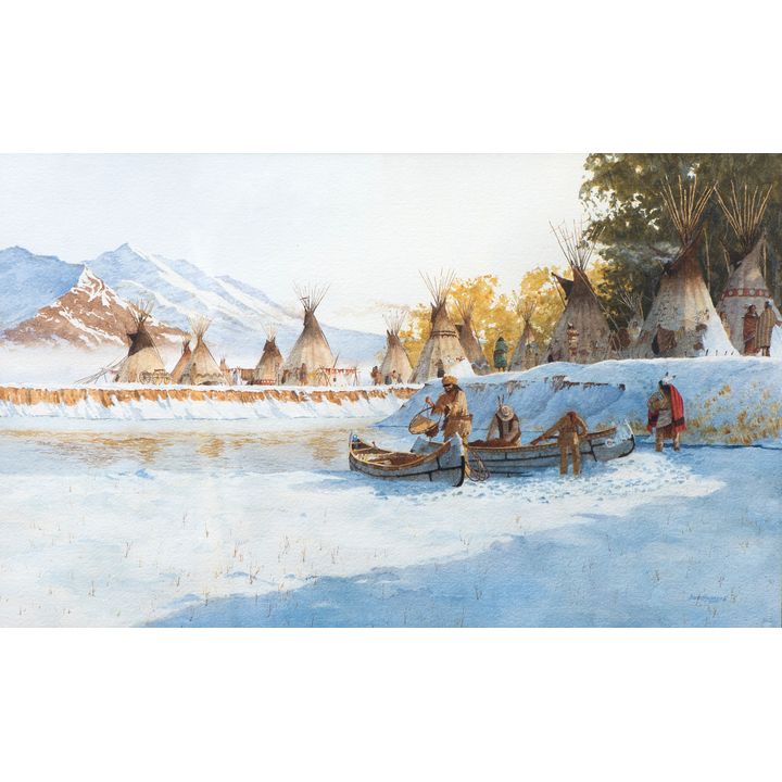 Doing Trade by David Halbach (1931- )
