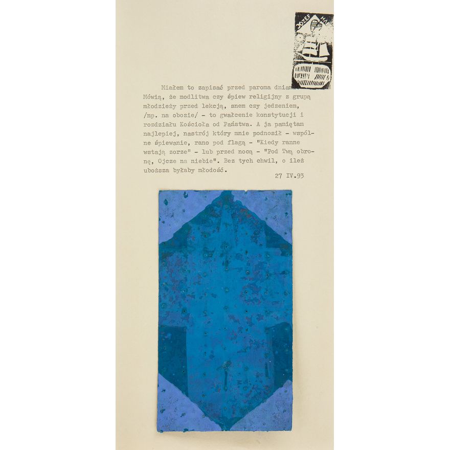 Józef Hałas | Miałem to zapisać..., 1993