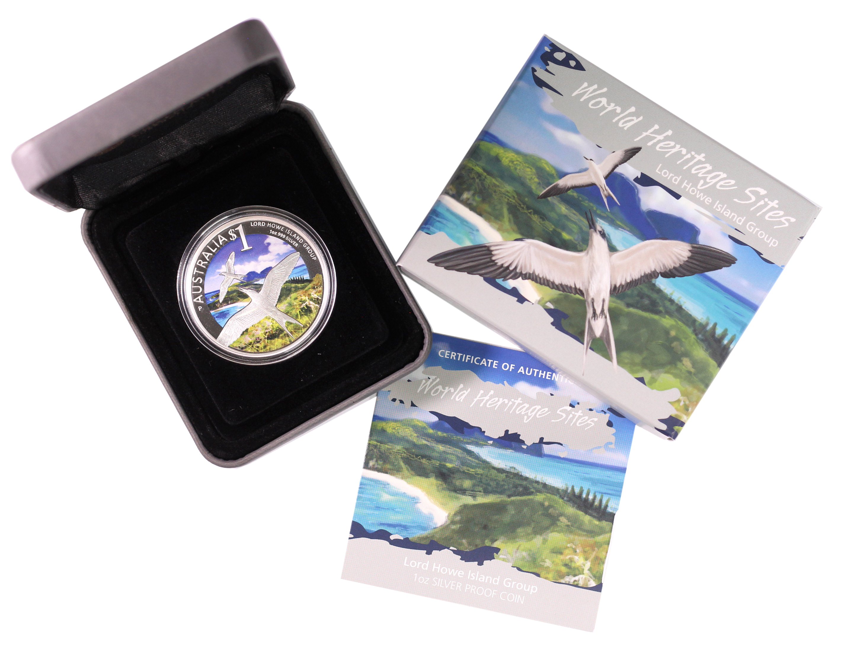 2013 Perth Mint 1oz World Heritage Sites - Lord Howe Island Silver Proof Coin