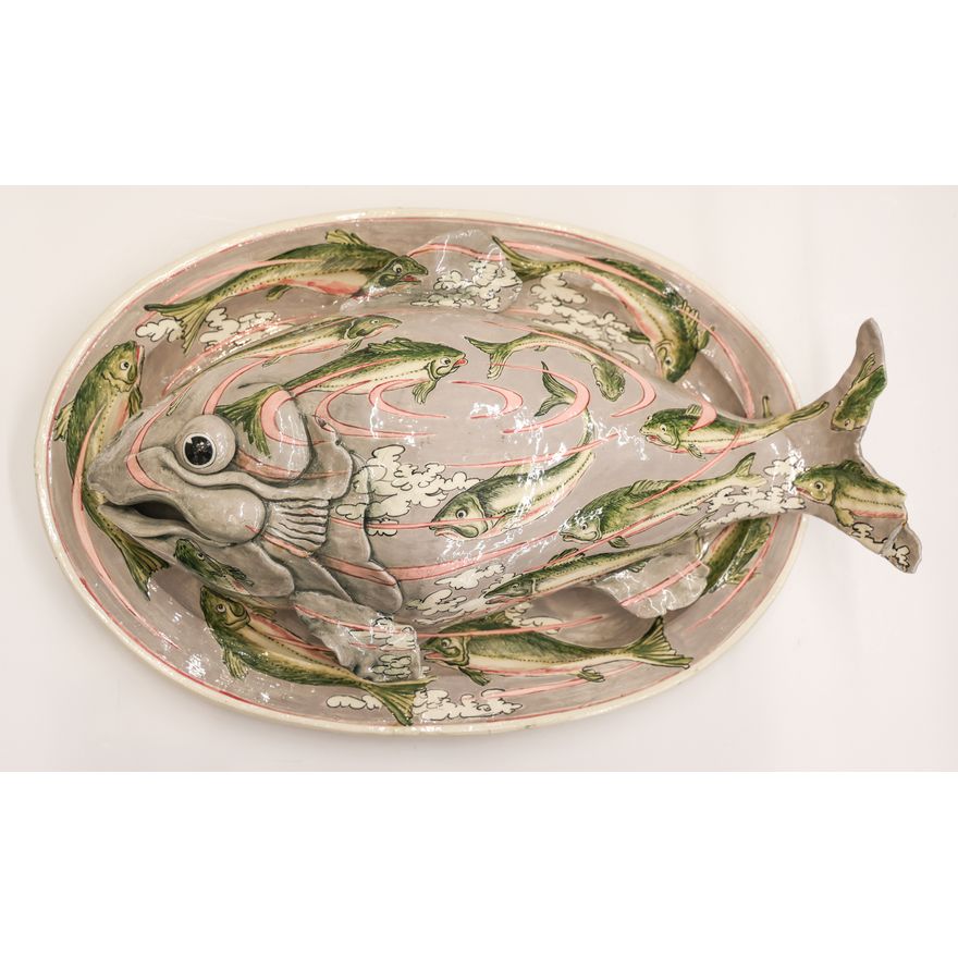 Patti Warashina ''Fish Tag'' 1973 Ceramic