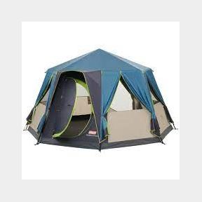 Coleman Octagon 8 Person Darkroom Family Camping Dome Tent 51474/1731 | PK B1 (S6)