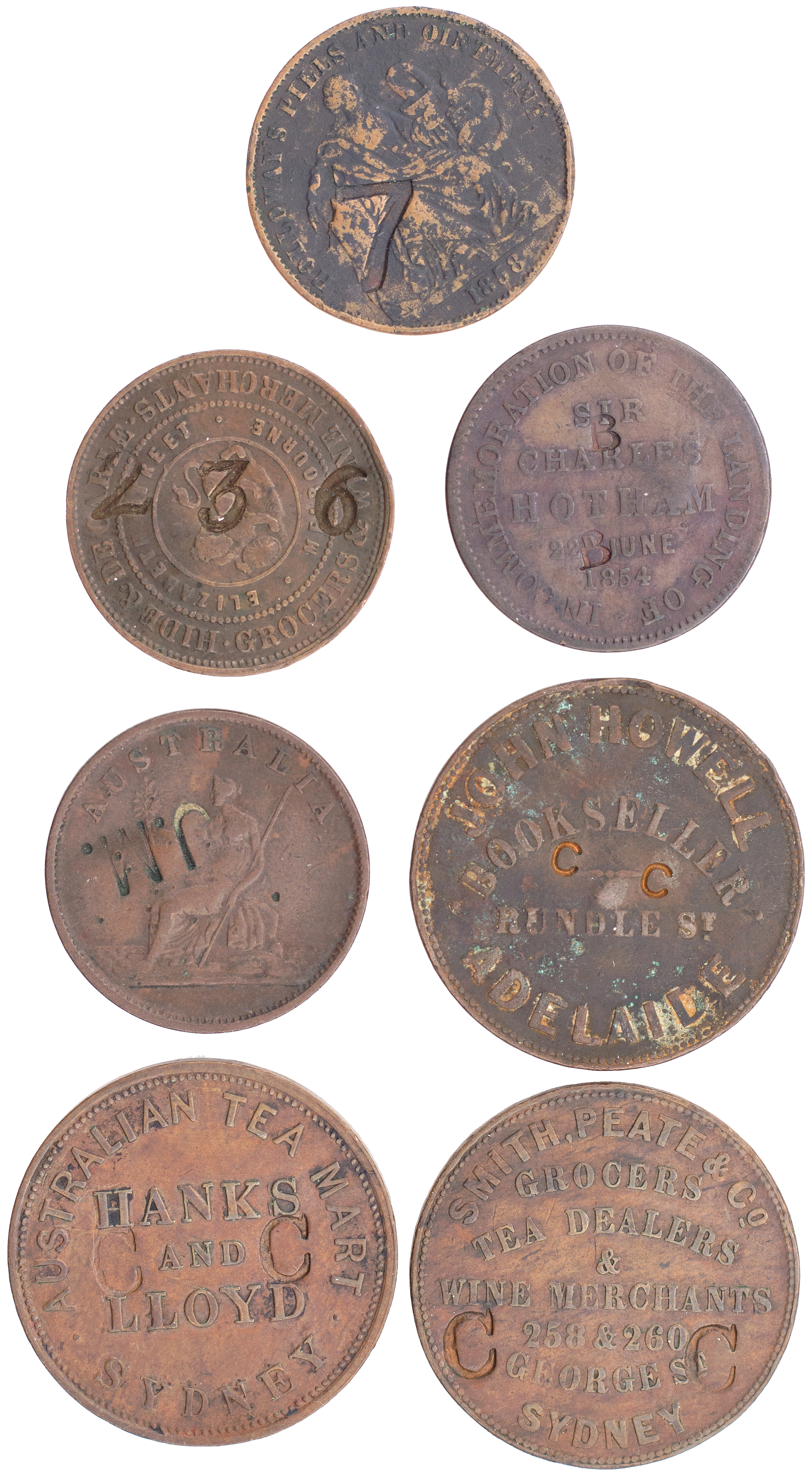 Halfpenny, 1855 - 1860, VG - aVF