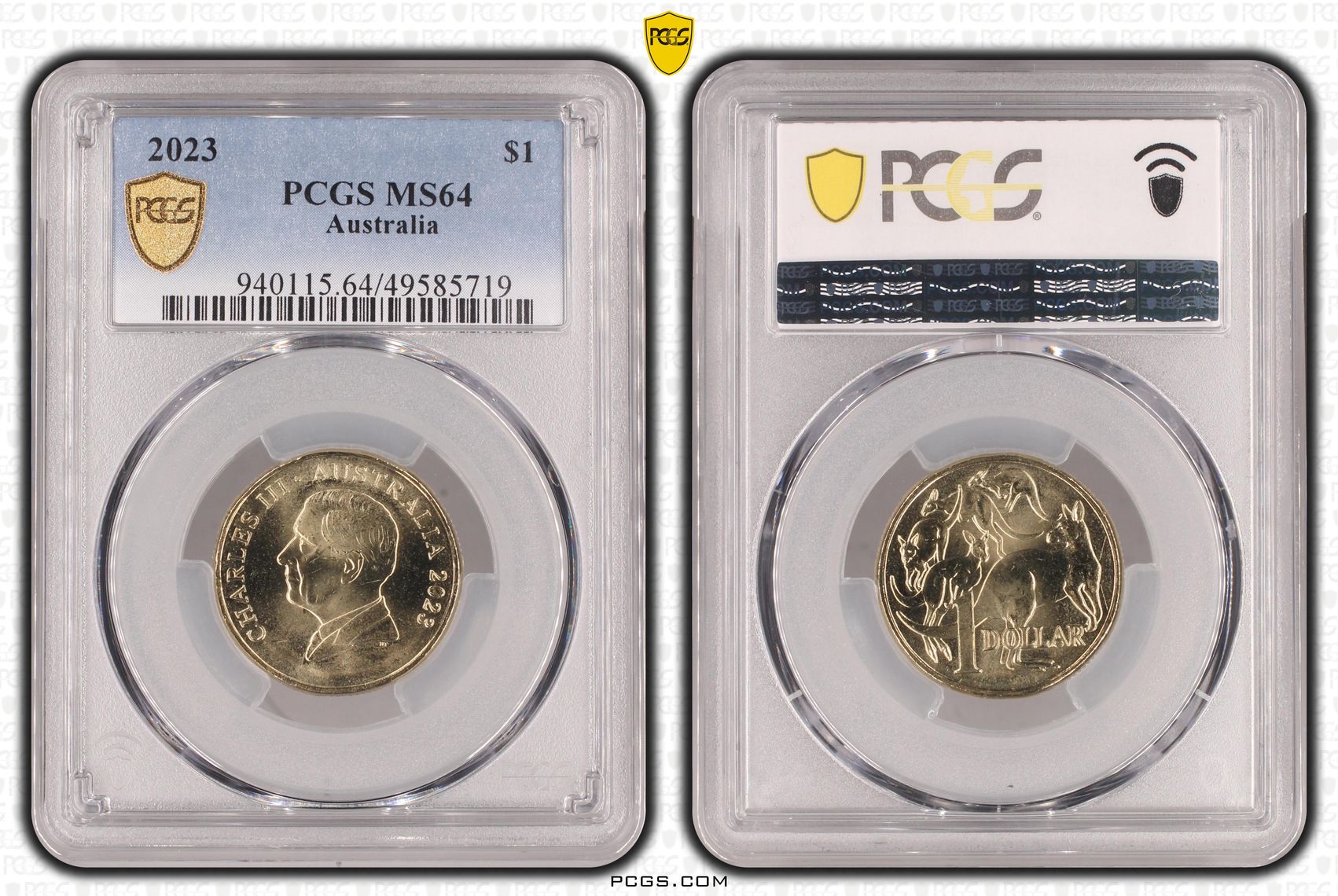 One Dollar, 2023, PCGS MS64