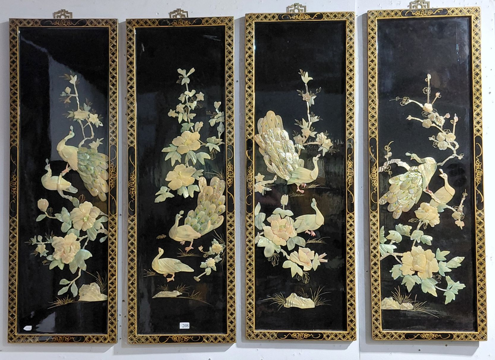 208 · ORIENTAL LAQUERED PANELS