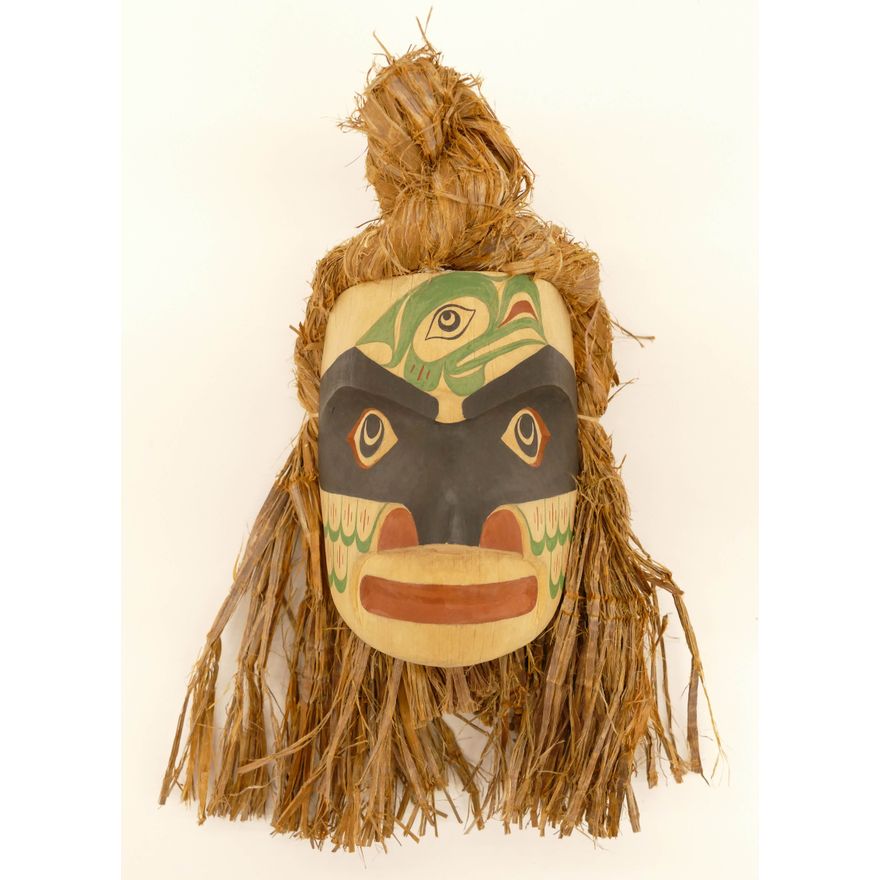 Brian Perry S'Klallam Cedar Small Hawk Mask