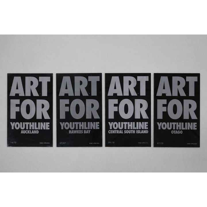 Billy Apple 'Art for Youthline'