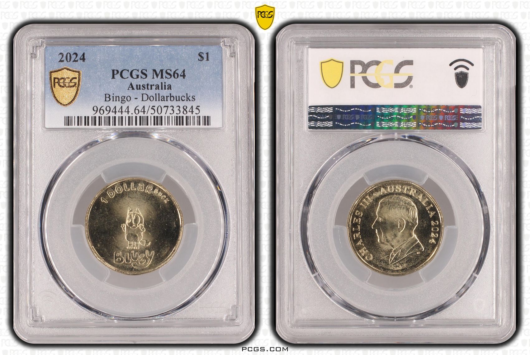 Bingo - Dollarbucks , One Dollar, 2024, PCGS MS64